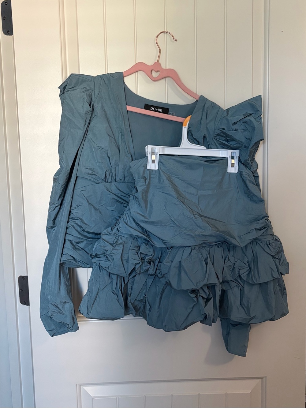blue puffy set